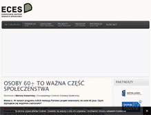 Tablet Screenshot of eces.pl